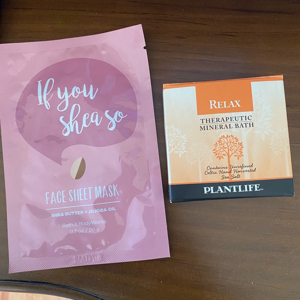 Face mask and bath scrubs